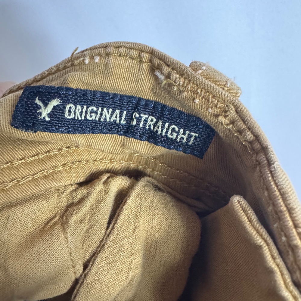 American Eagle Extreme Flex Chino Pants Tan Brown Men’s 32x32 - Picture 4 of 9